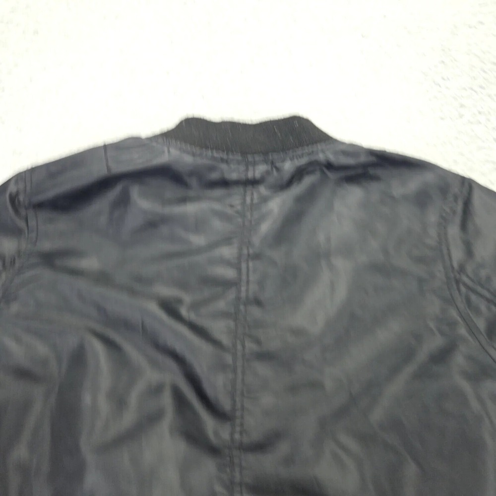 Southpole Jacket Womens Medium Black Long Sleeve Polyester Bomber Windbreaker - Picture 5 of 11